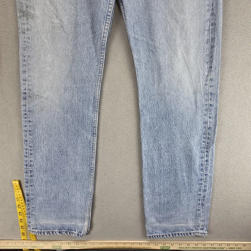 Vintage Levis 501 Jeans Mens 30x32 Blue Straight Light Wash Button Fly Made USA